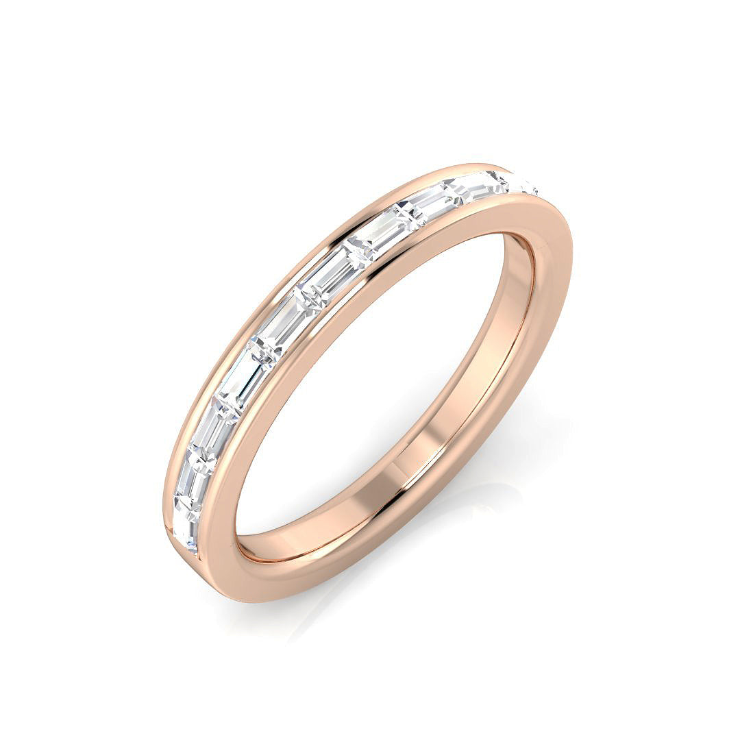 Half Eternity Diamond Ring 0.31ct–0.79ct – SL7325 – 18k Rose Gold