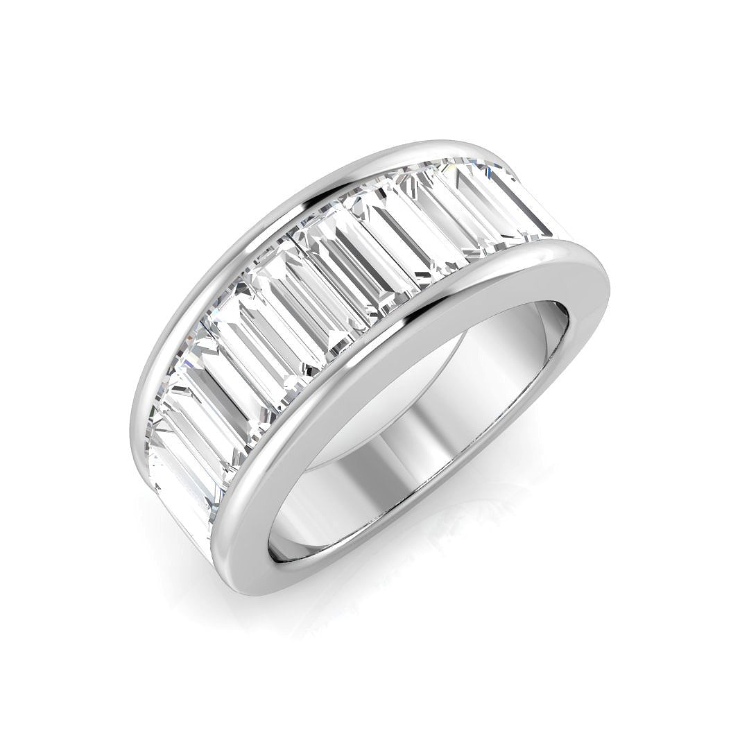 Half Eternity Diamond Ring 2.43ct–2.81ct – SL7879 – 18k White Gold