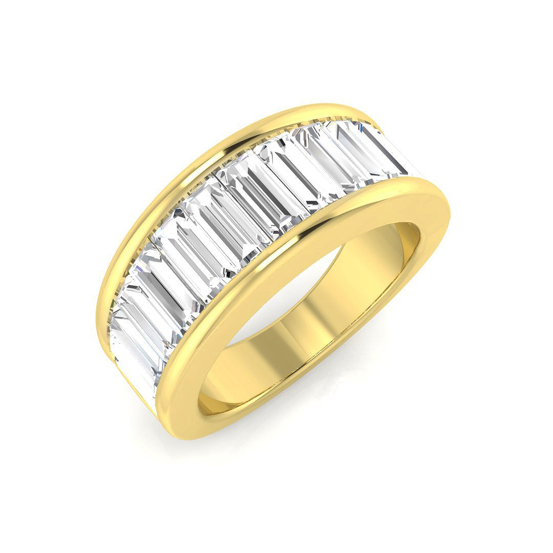 Half Eternity Diamond Ring 2.43ct–2.81ct – SL7879 – 18k Yellow Gold