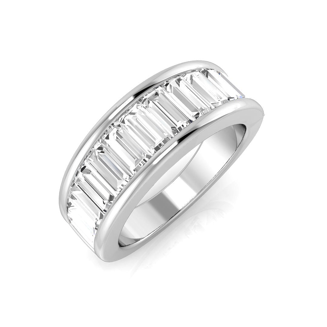 Half Eternity Diamond Ring 2.0ct–2.39ct – SL7880 – 18k White Gold