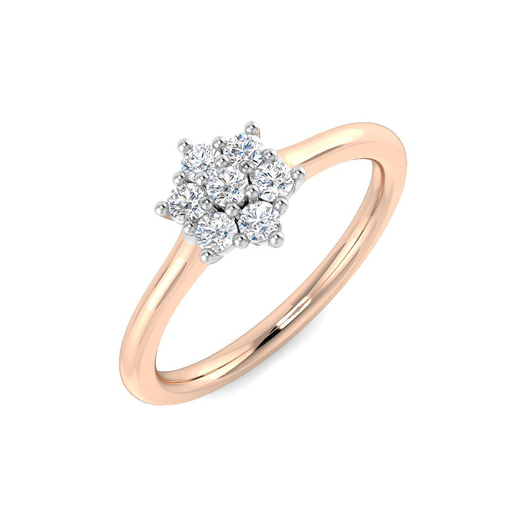 Multi Stone Diamond Ring 0.22ct–4.79ct – SL8523 – 18k Rose Gold
