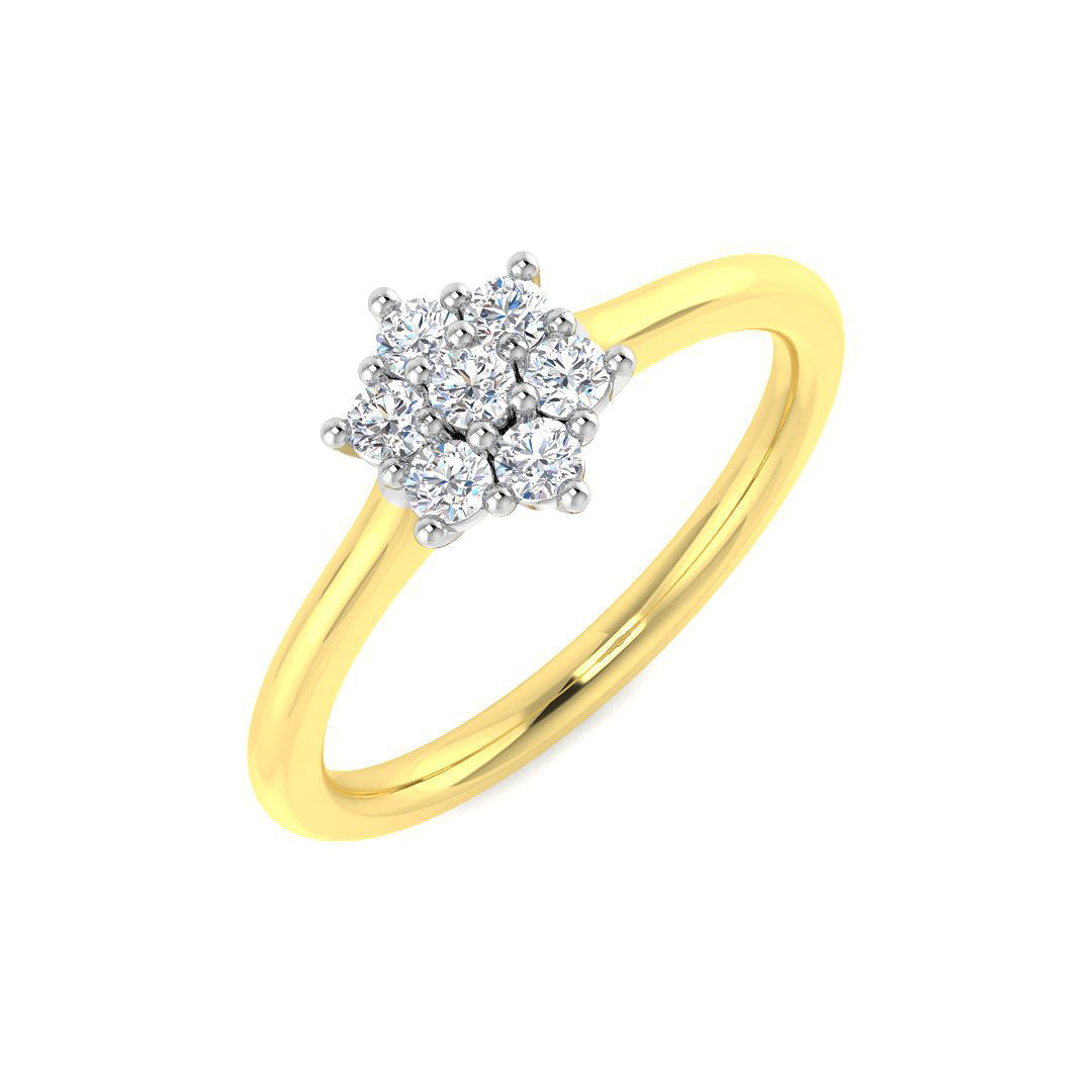 Multi Stone Diamond Ring 0.22ct–4.79ct – SL8523 – 18k Yellow Gold
