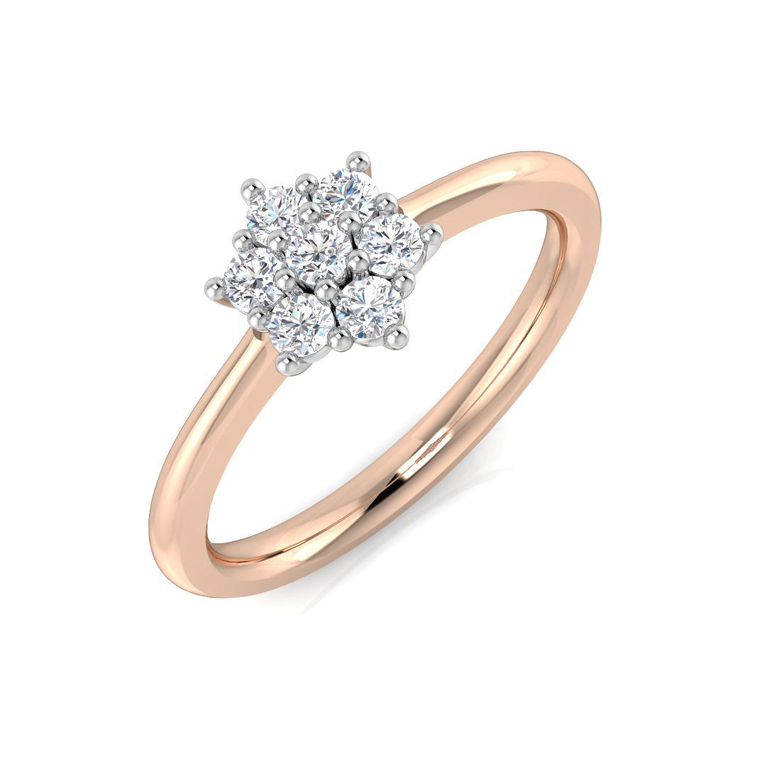 Multi Stone Diamond Ring 0.22ct–4.79ct – SL8523 – 18k Rose Gold