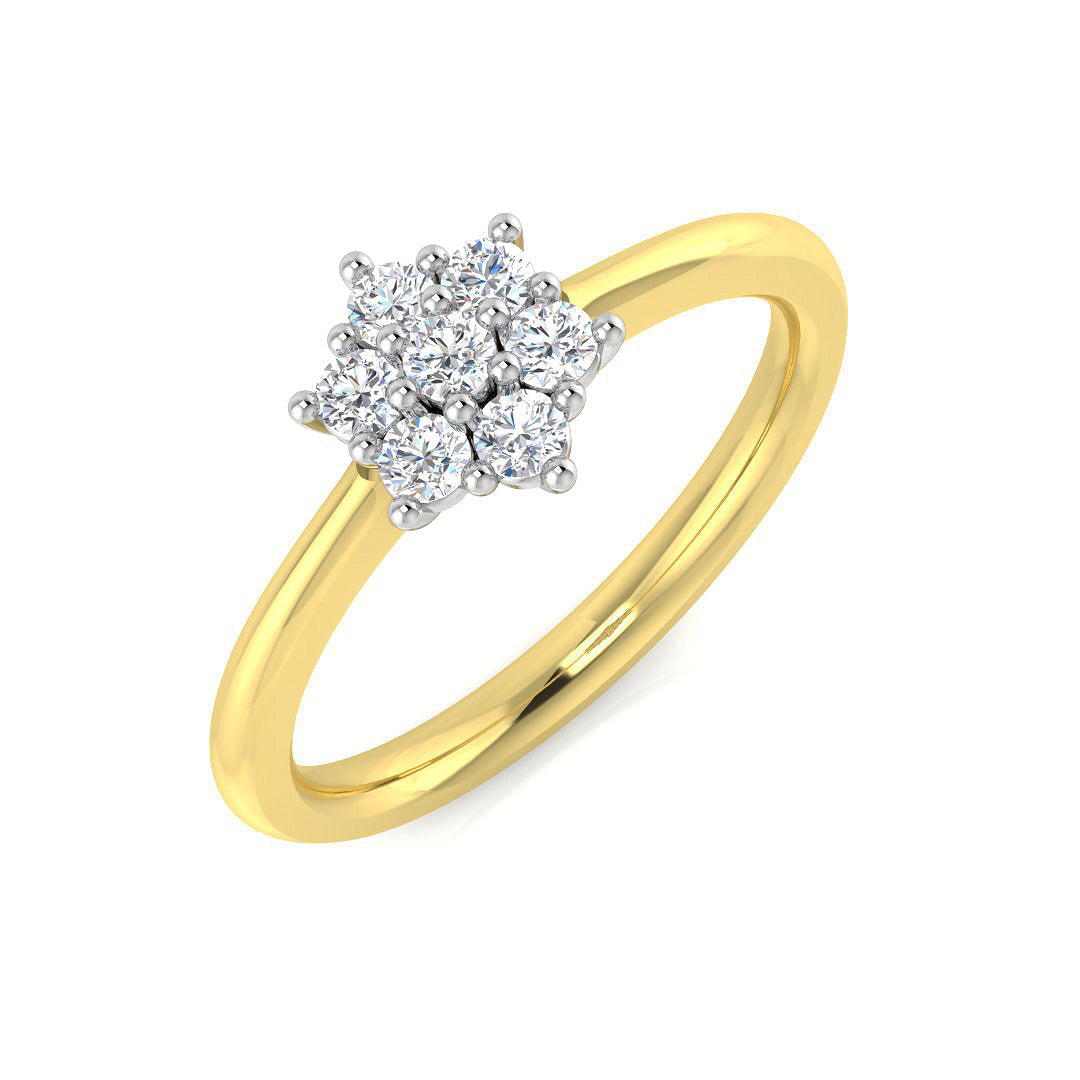 Multi Stone Diamond Ring 0.22ct–4.79ct – SL8523 – 18k Yellow Gold