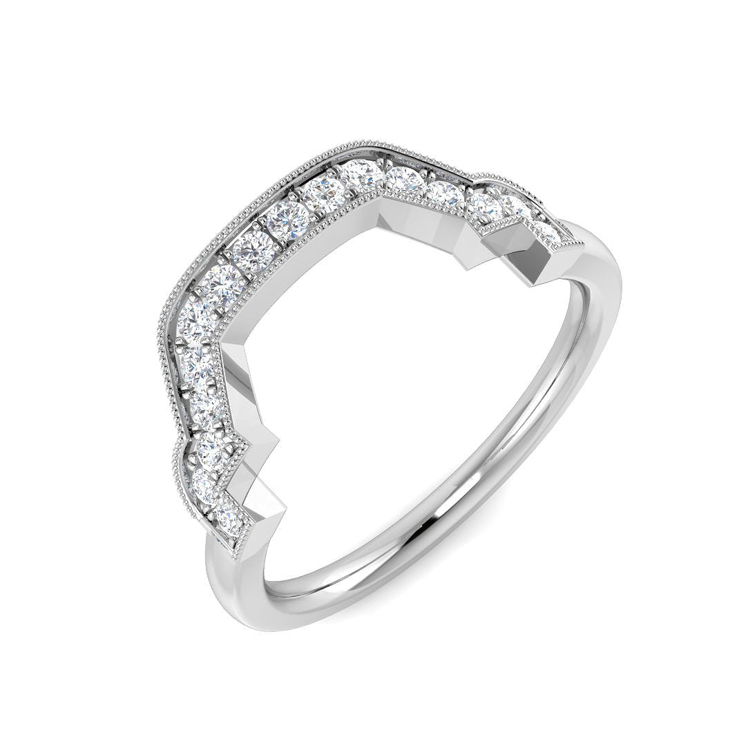 Vintage Diamond Ring 0.23ct – SL8691A – 18k White Gold