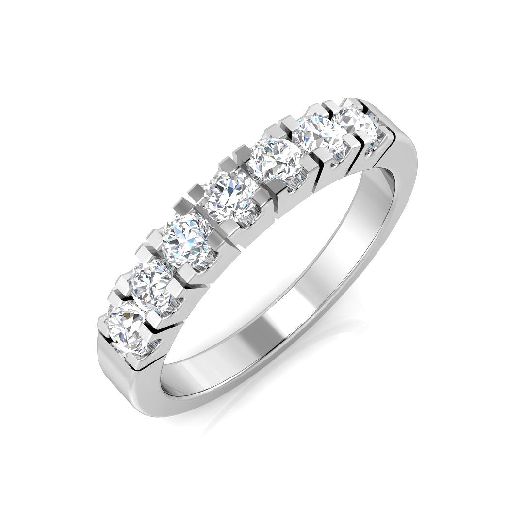 Multi Stone Diamond Ring 0.21ct–0.48ct – SL8734 – 18k White Gold