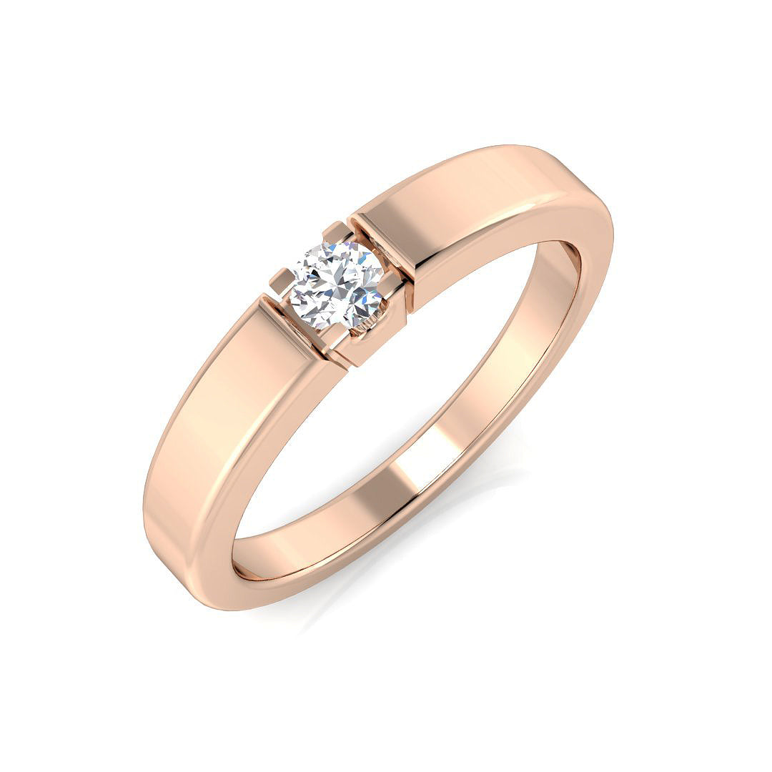 Engagement Diamond Ring 0.1ct–0.18ct – SL8746 – 18k Rose Gold