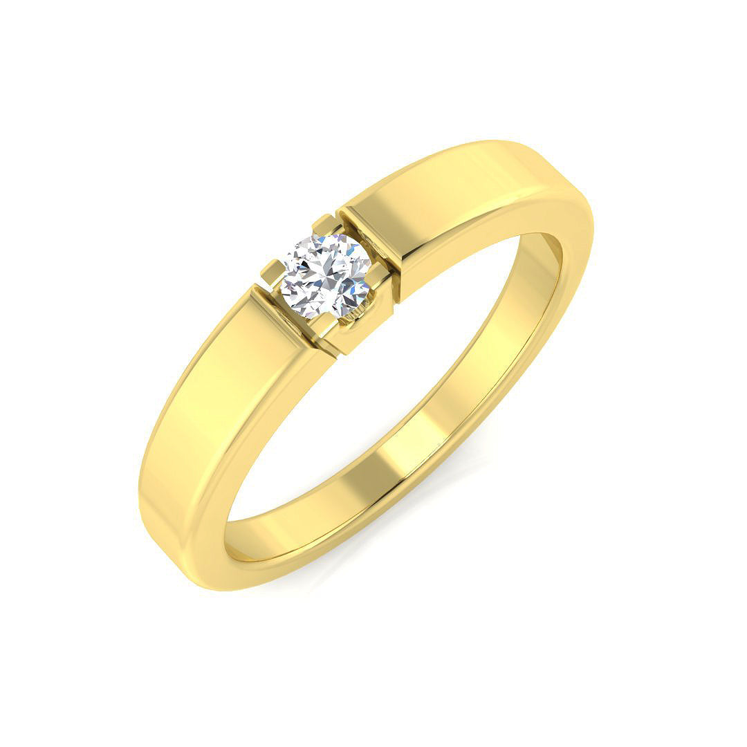Engagement Diamond Ring 0.1ct–0.18ct – SL8746 – 18k Yellow Gold