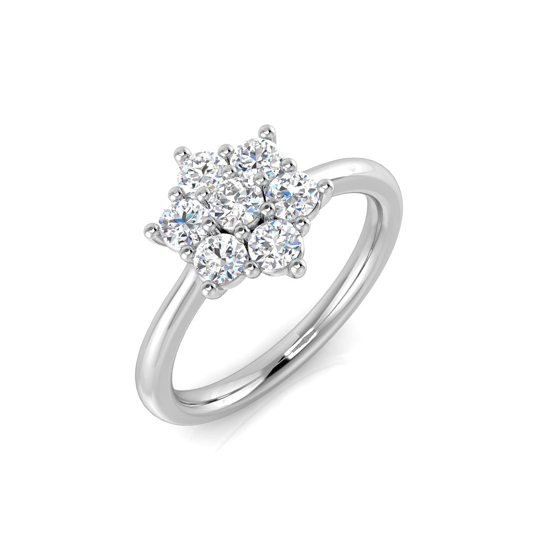 Multi Stone Diamond Ring 0.22ct–4.79ct – SL8523 – 18k White Gold