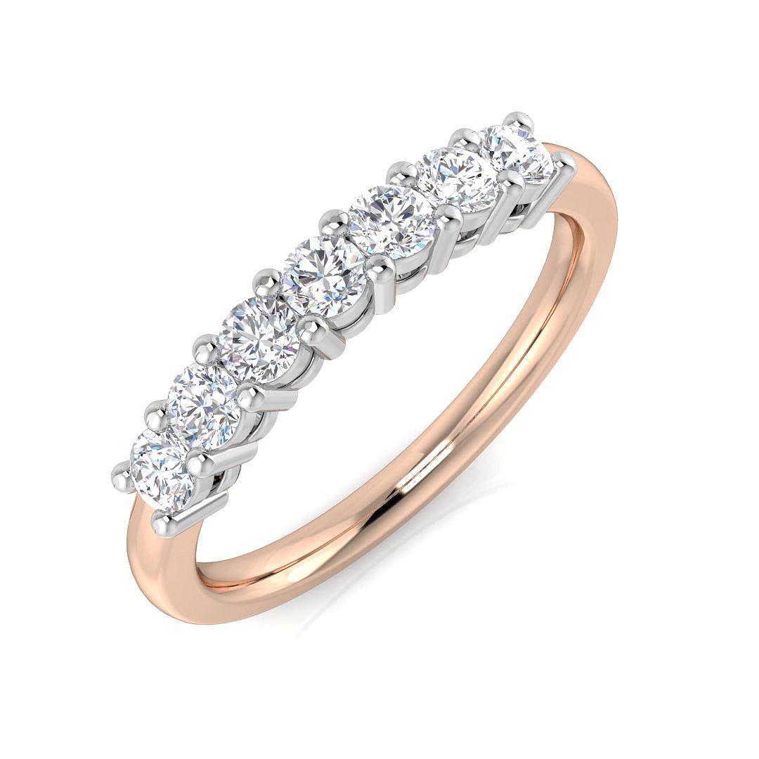 Multi Stone Diamond Ring 0.4ct–1.71ct – SL9056 – 18k Rose Gold