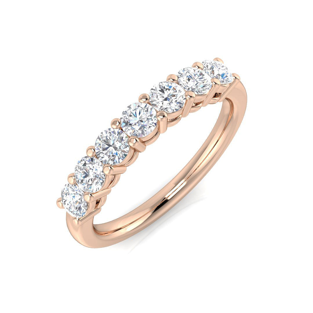 Multi Stone Diamond Ring 0.4ct–1.71ct – SL9056 – 18k Rose Gold