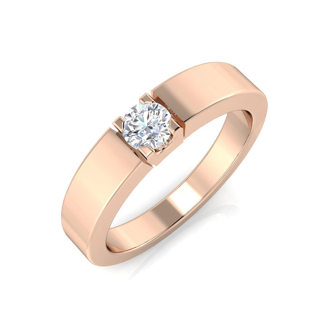 Engagement Diamond Ring 0.1ct–0.18ct – SL8746 – 18k Rose Gold