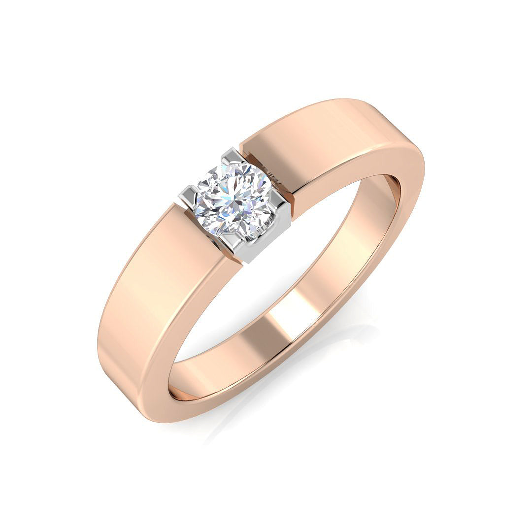 Engagement Diamond Ring 0.1ct–0.18ct – SL8746 – 18k Rose Gold