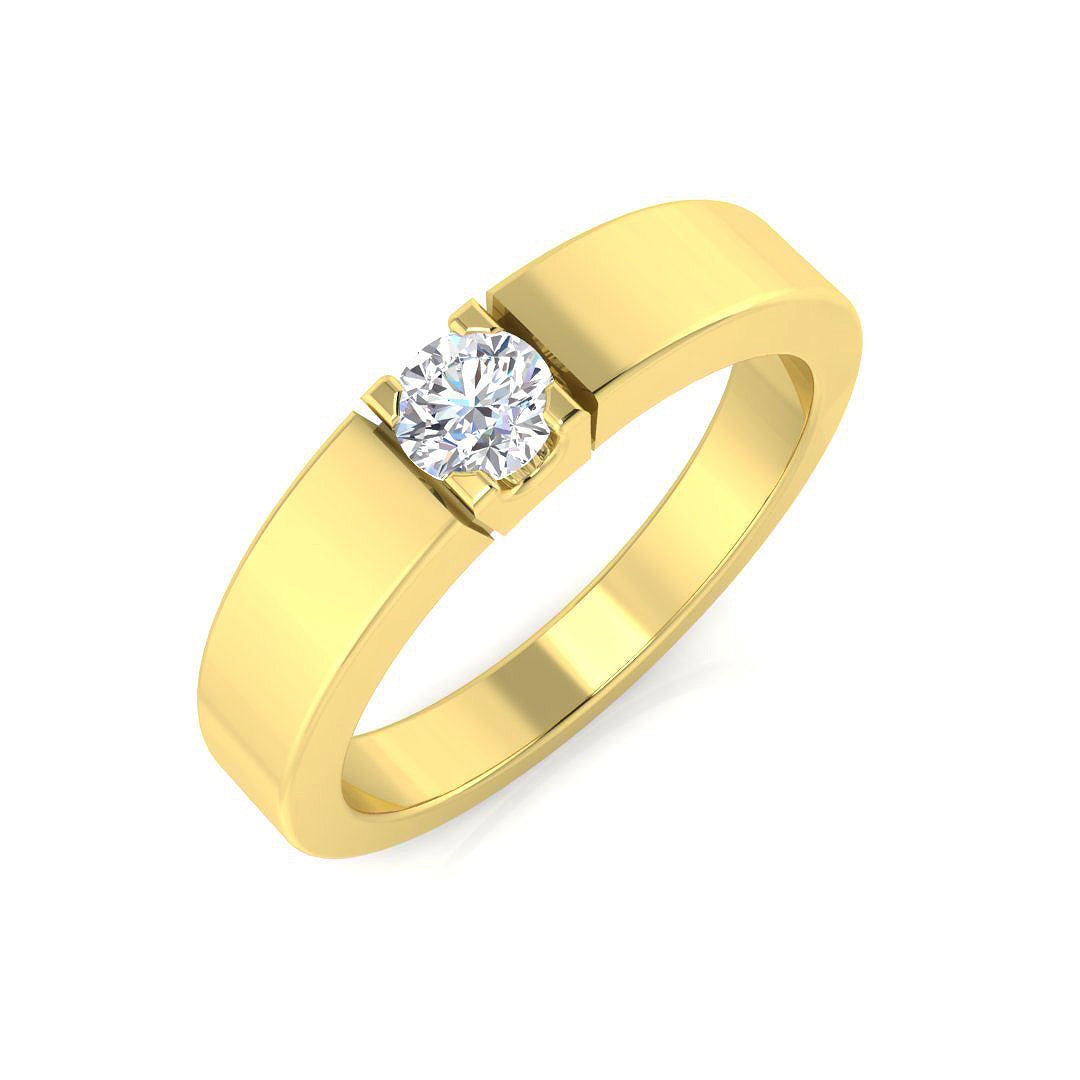 Engagement Diamond Ring 0.1ct–0.18ct – SL8746 – 18k Yellow Gold