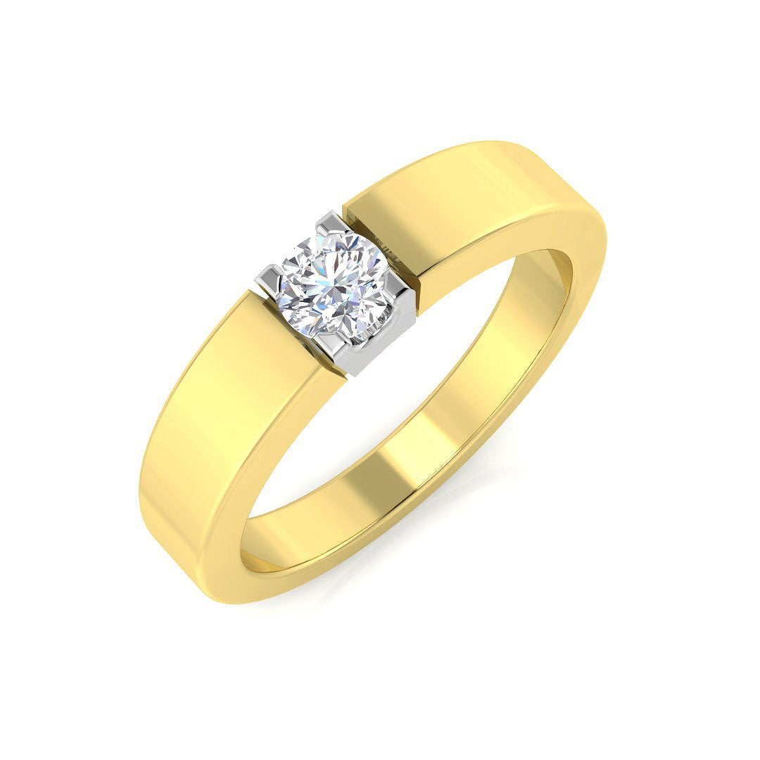 Engagement Diamond Ring 0.1ct–0.18ct – SL8746 – 18k Yellow Gold