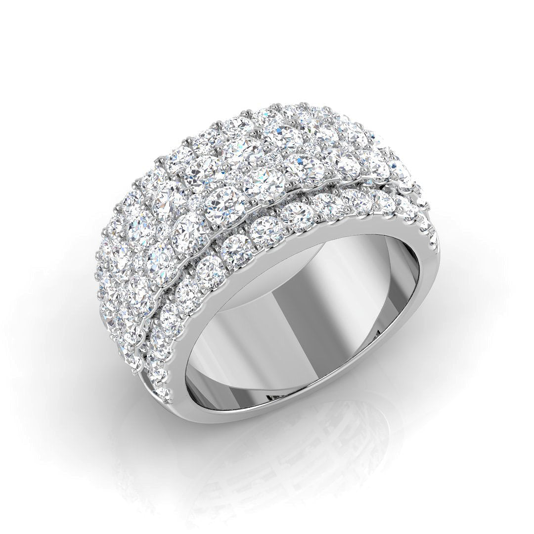 Pave Diamond Ring 2.48ct – SL9377 – 18k White Gold