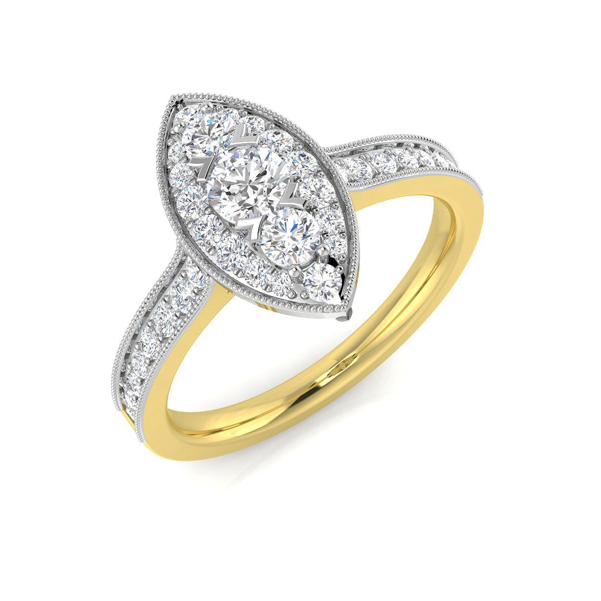Vintage Diamond Ring 0.62ct – SL9527 – 18k Yellow Gold