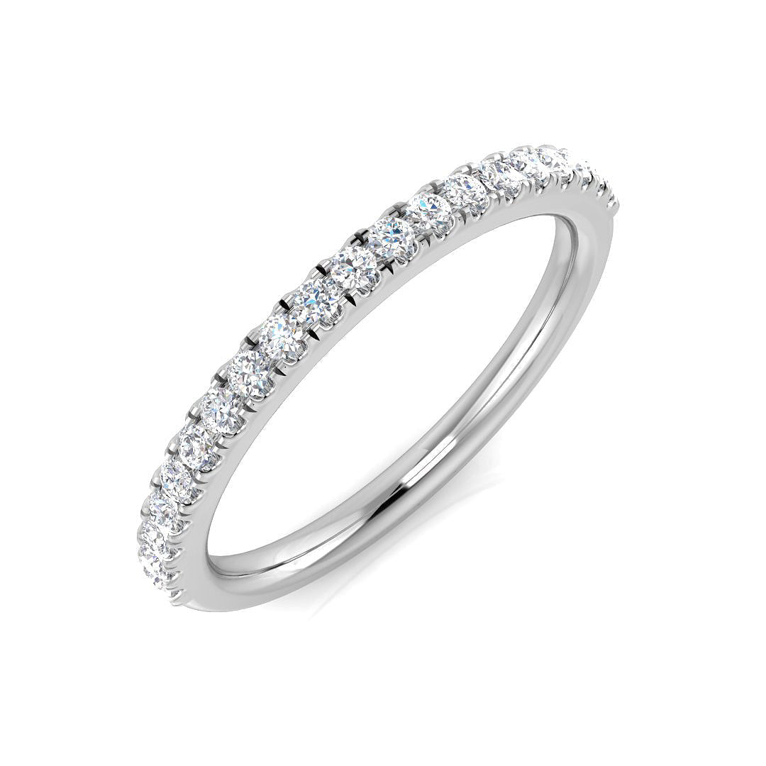 Half Eternity Diamond Ring 0.26ct – SL9563 – 18k White Gold