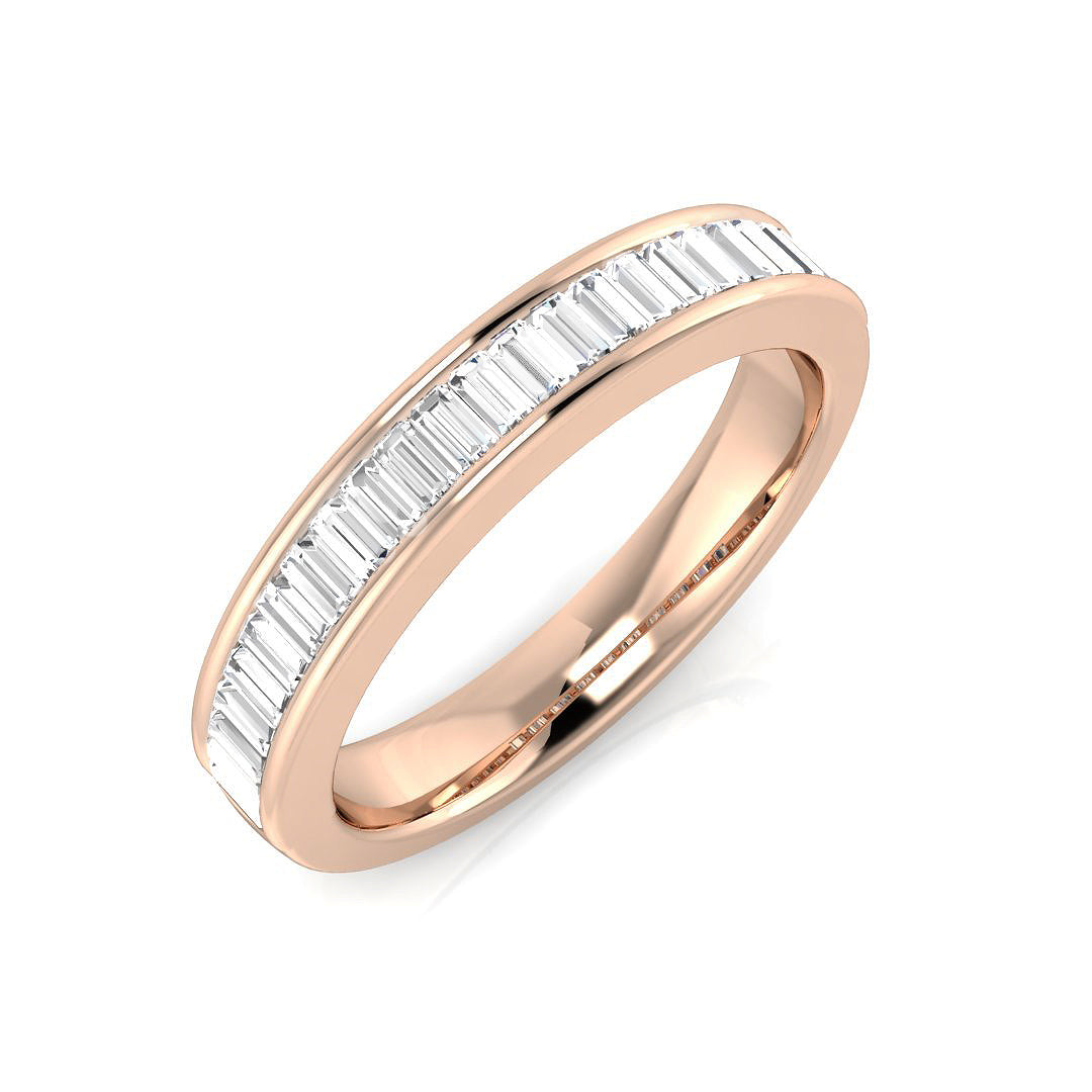 Half Eternity Diamond Ring 0.69ct–1.9ct – SR2866 – 18k Rose Gold