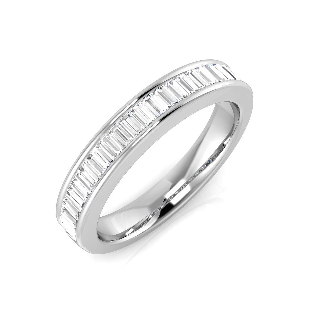 Half Eternity Diamond Ring 0.69ct–1.9ct – SR2866 – 18k White Gold