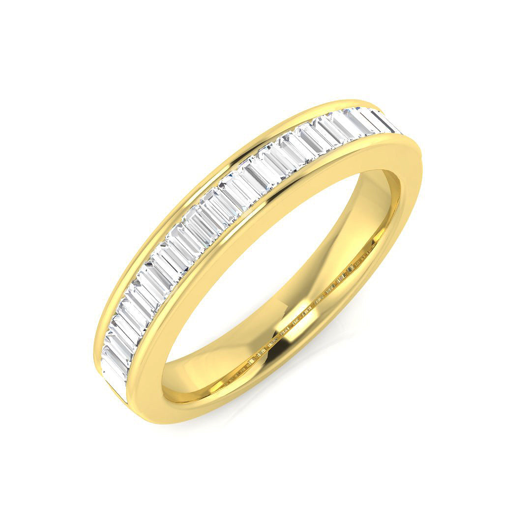 Half Eternity Diamond Ring 0.69ct–1.9ct – SR2866 – 18k Yellow Gold