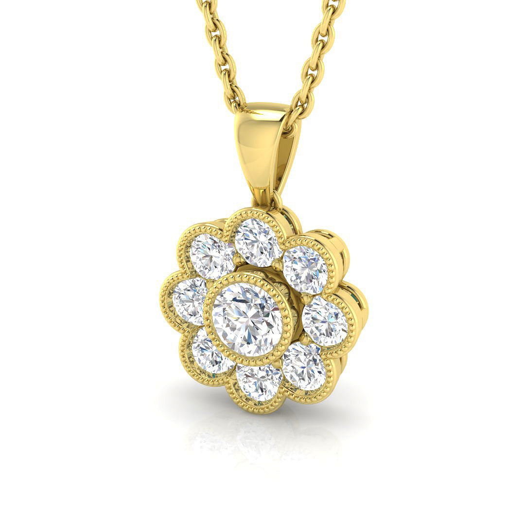Vintage Diamond Ring 0.25ct–0.72ct – SP4131 – 18k Yellow Gold