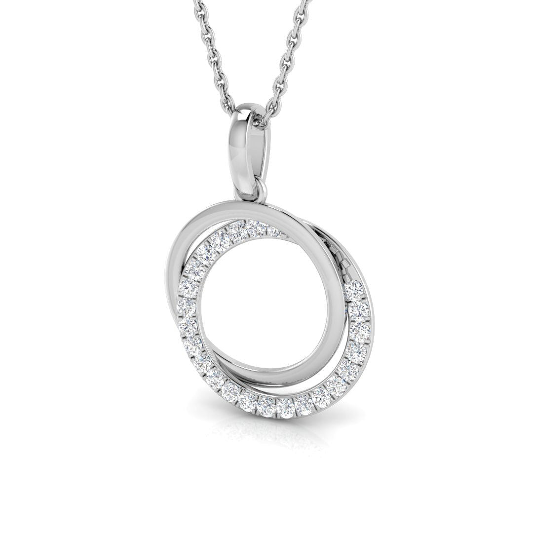 Circle of Life Diamond Ring 0.22ct–0.55ct – SP4213 – 18k White Gold