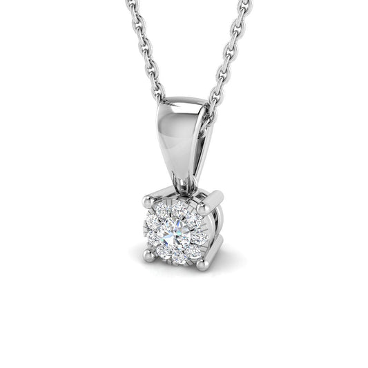 Cluster Diamond Ring 0.1ct–0.94ct – SP4650 – 18k White Gold