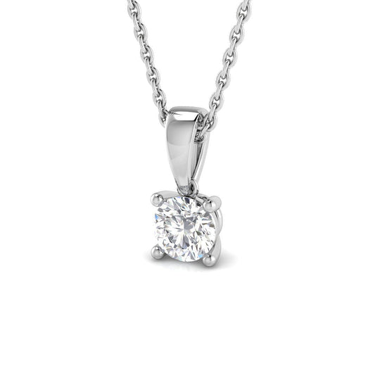 Solitaire Diamond Ring 0.35ct – SP4675 – 18k White Gold