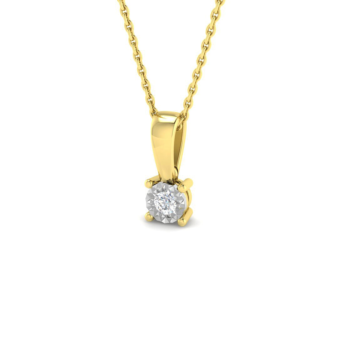 Solitaire Diamond Ring 0.04ct–0.16ct – SP6347 – 18k Yellow Gold