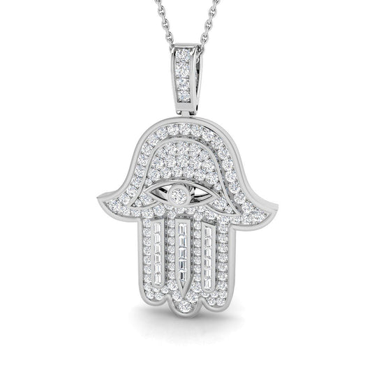 Baguette & Brilliant Diamond Ring 1.05ct – SP4852 – 18k White Gold