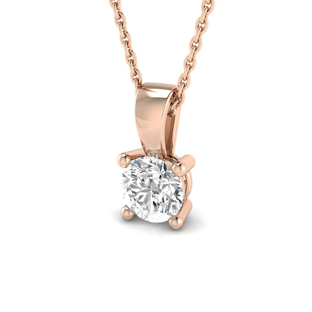 Solitaire Diamond Ring 0.65ct – SP4993-5.5MM – 18k Rose Gold