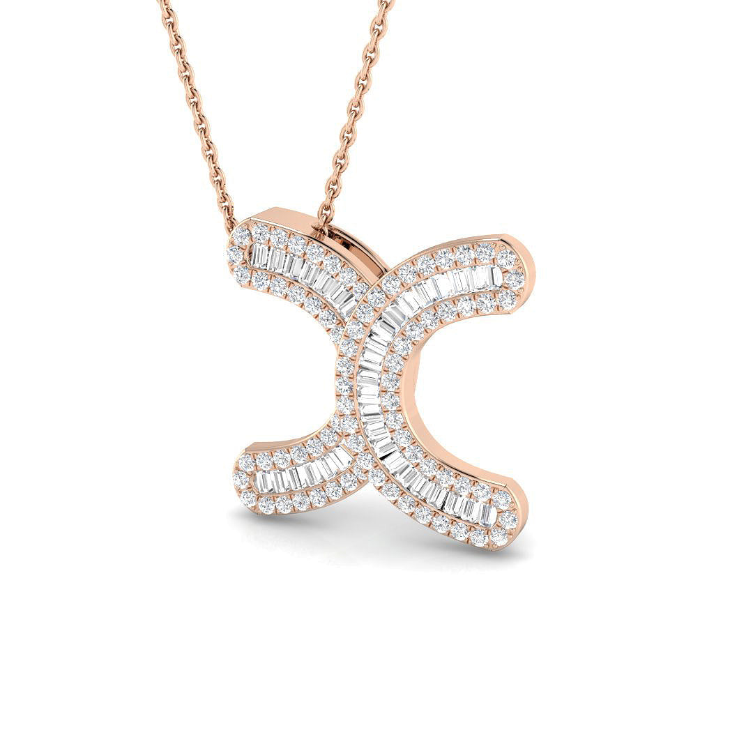 Initials Diamond Ring 0.53ct – SP5002-X – 18k Rose Gold