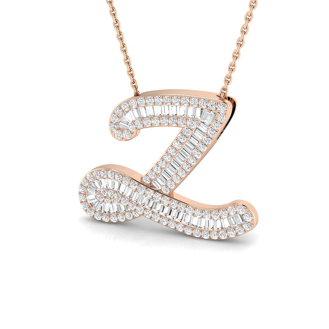Initials Diamond Ring 0.85ct – SP5002-Z – 18k Rose Gold