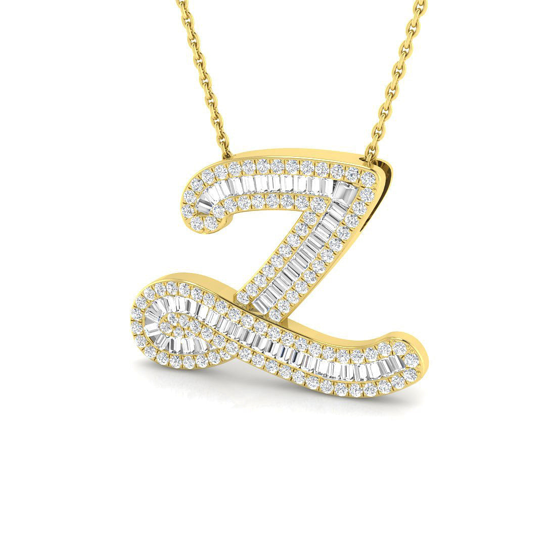 Initials Diamond Ring 0.85ct – SP5002-Z – 18k Yellow Gold