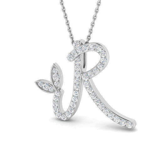 Initials Diamond Ring 0.31ct – SP5005-R – 18k White Gold