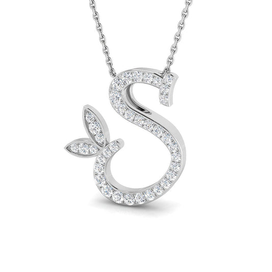Initials Diamond Ring 0.31ct – SP5005-S – 18k White Gold
