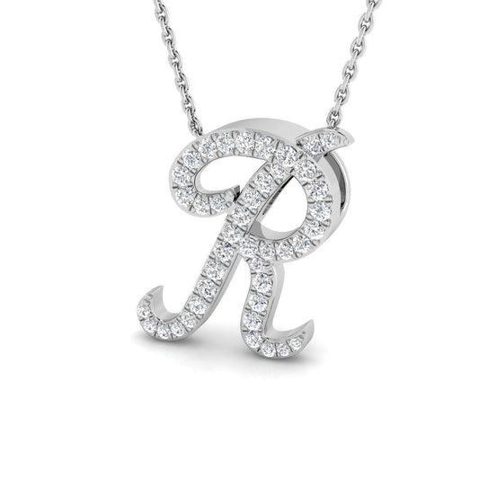 Initials Diamond Ring 0.33ct–1.46ct – SP4909-R – 18k White Gold