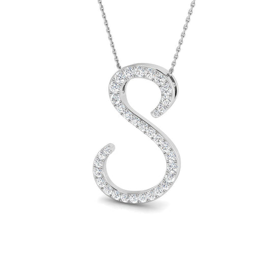 Initials Diamond Ring 1.12ct – SP5299-S – 18k White Gold