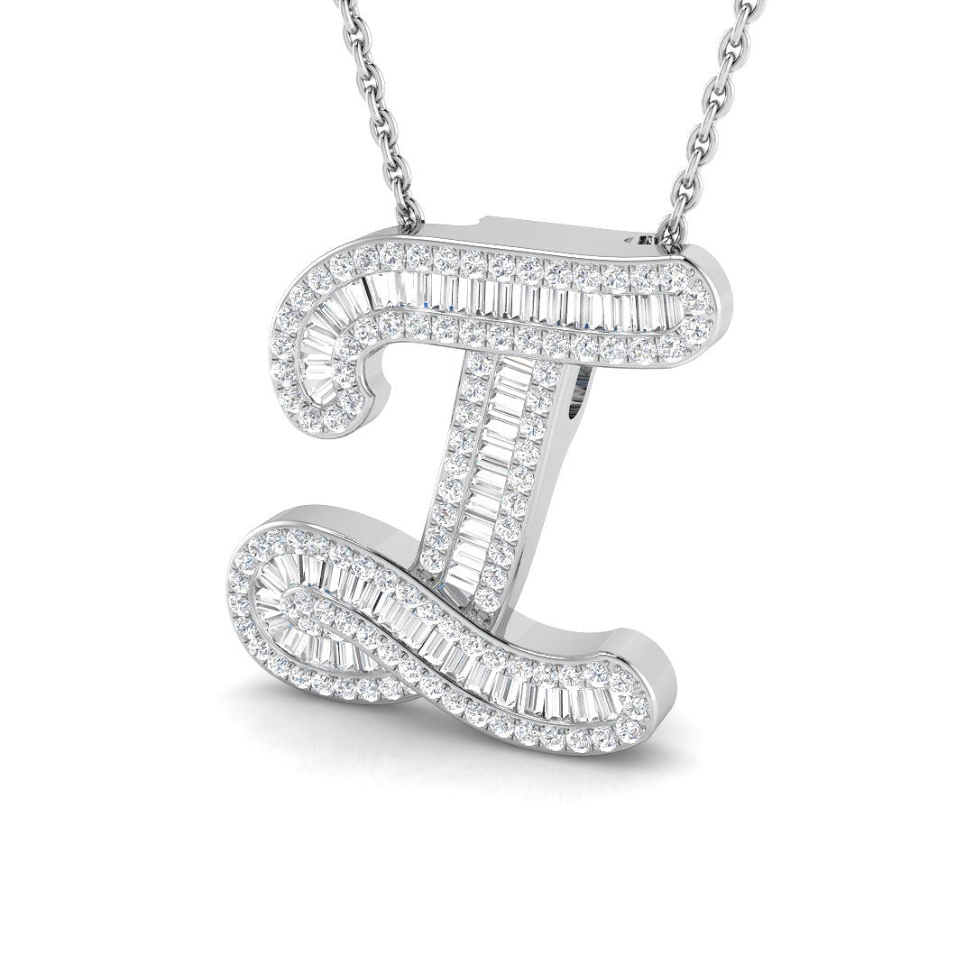 Initials Diamond Ring 0.5ct – SP5441 – 18k White Gold