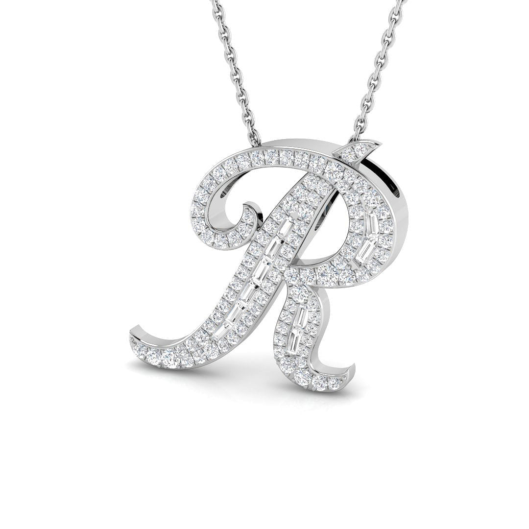 Initials Diamond Ring 0.4ct–0.43ct – SP5504-R – 18k White Gold