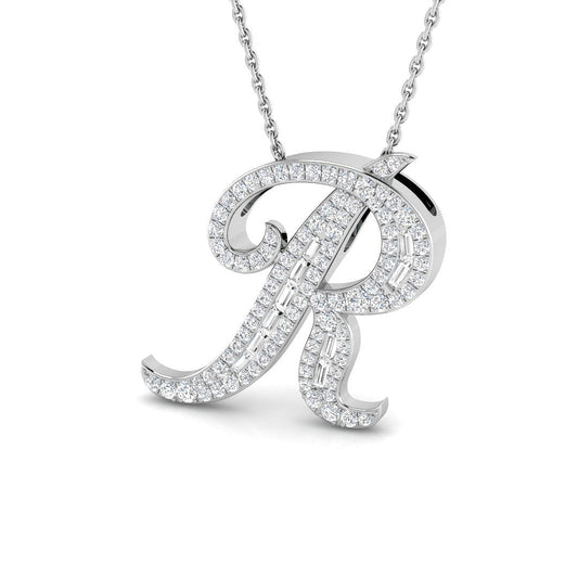 Initials Diamond Ring 0.4ct–0.43ct – SP5504-R – 18k White Gold