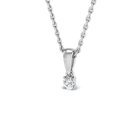 Solitaire Diamond Ring 0.04ct – SP5565 – 18k White Gold