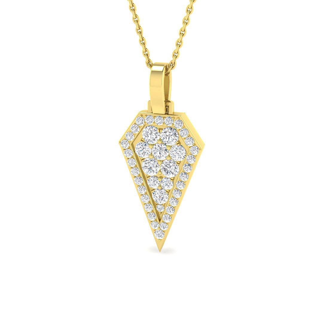 Shape Diamond Ring 0.46ct–0.95ct – SP5538 – 18k Yellow Gold