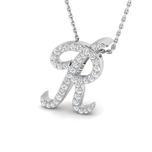 Initials Diamond Ring 0.3ct–1.4ct – SP5820-R – 18k White Gold