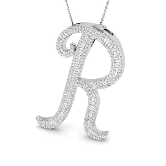 Initials Diamond Ring 1.73ct–2.45ct – SP5948-R – 18k White Gold