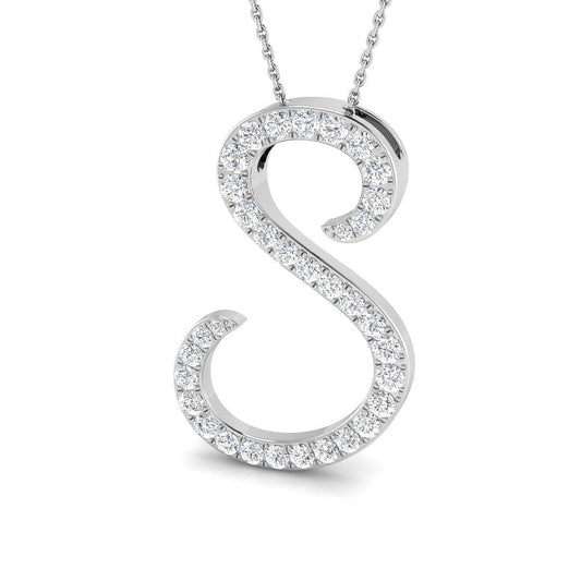 Initials Diamond Ring 1.15ct – SP6016-S – 18k White Gold
