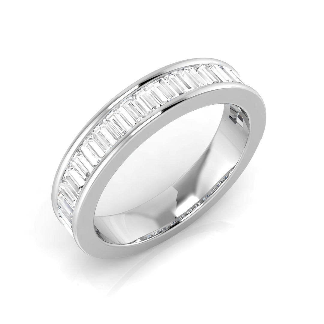 Half Eternity Diamond Ring 0.44ct–1.34ct – SR682 – 18k White Gold
