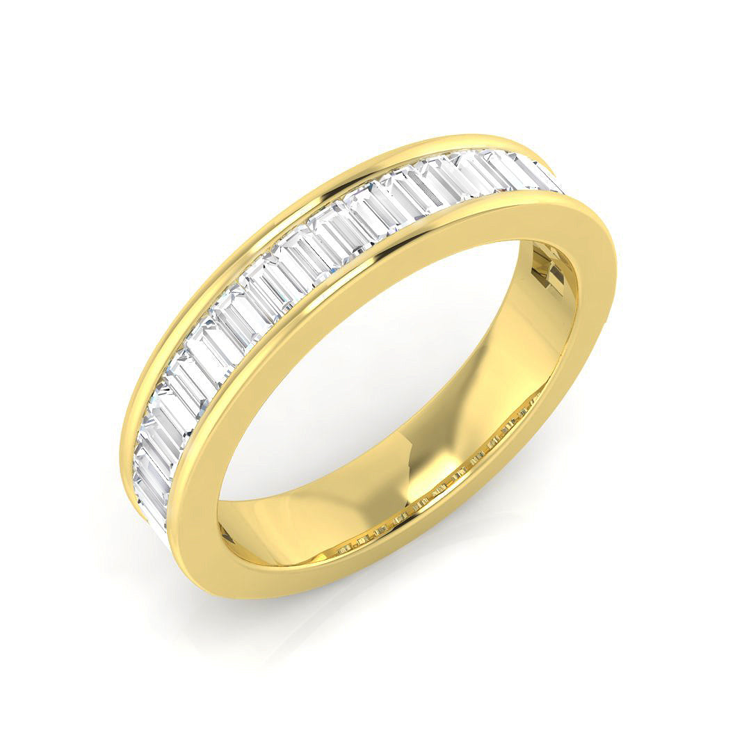 Half Eternity Diamond Ring 0.44ct–1.34ct – SR682 – 18k Yellow Gold
