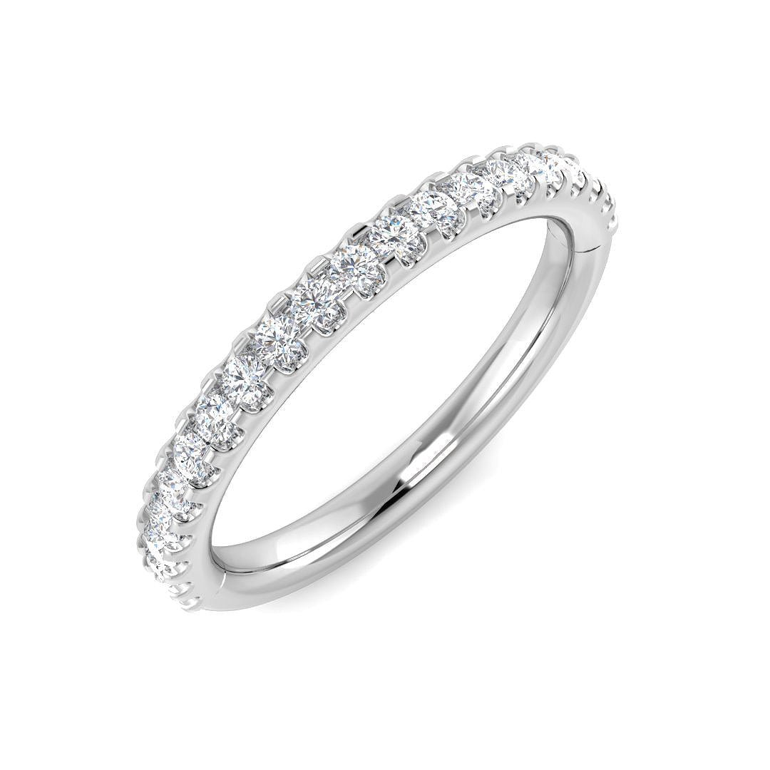 Half Eternity Diamond Ring 0.33ct – SR1402 – 18k White Gold